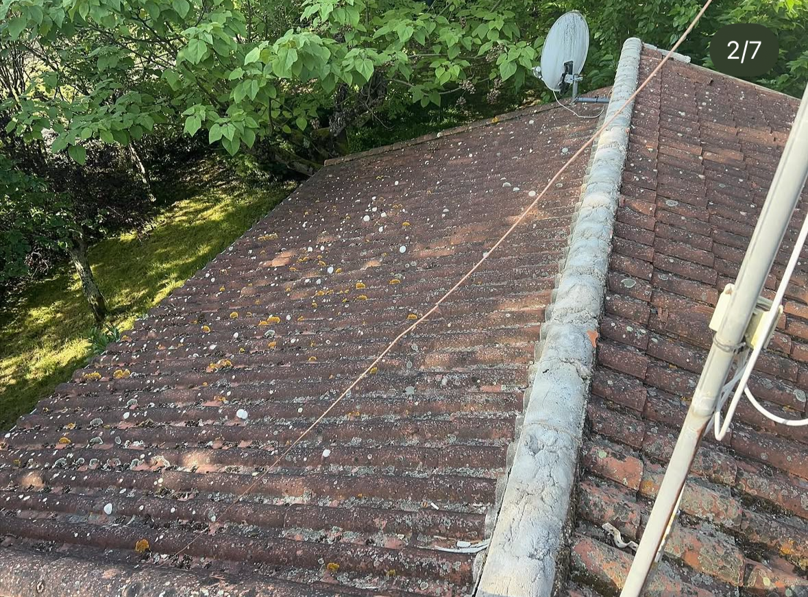 Avant changement de couverture toiture